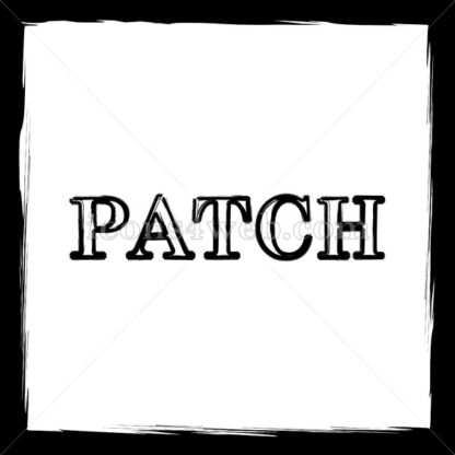 Patch sketch icon. - Website icons