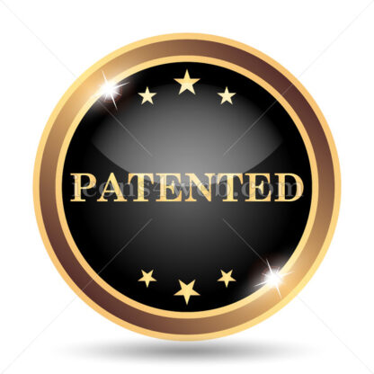 Patented gold icon. - Website icons