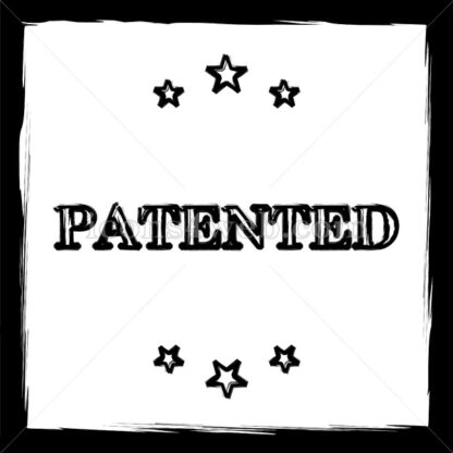 Patented sketch icon. - Website icons