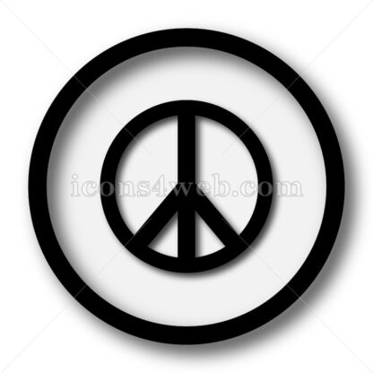 Peace simple icon. Peace simple button. - Website icons