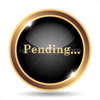 Pending gold icon. - Website icons