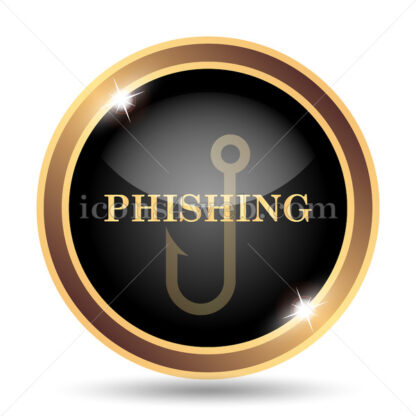 Phishing gold icon. - Website icons
