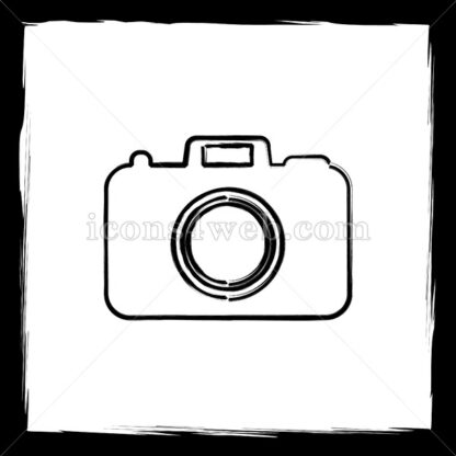 Photo camera sketch icon. - Website icons