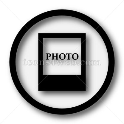 Photo simple icon. Photo simple button. - Website icons