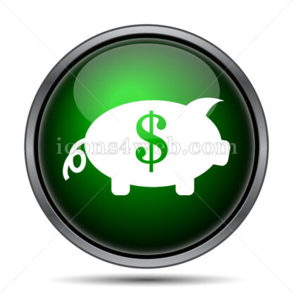 Piggy bank internet icon. - Website icons
