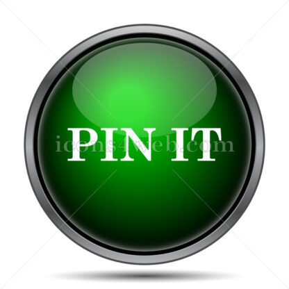 Pin it internet icon. - Website icons