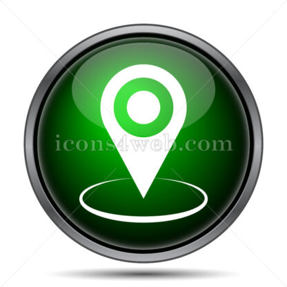 Pin location internet icon. - Website icons