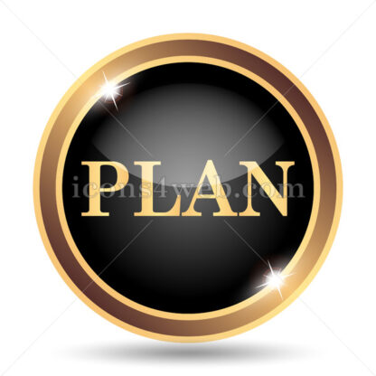 Plan gold icon. - Website icons