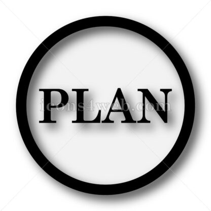 Plan simple icon. Plan simple button. - Website icons