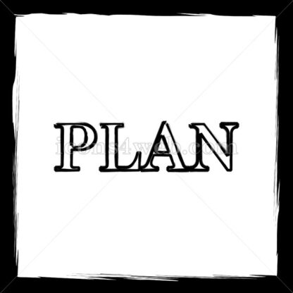 Plan sketch icon. - Website icons