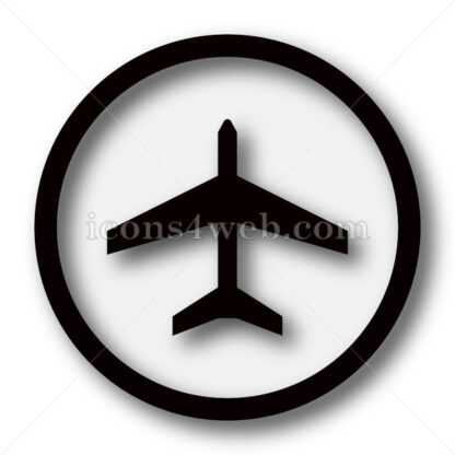 Plane simple icon. Plane simple button. - Website icons