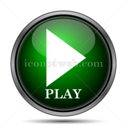 Play internet icon. - Website icons