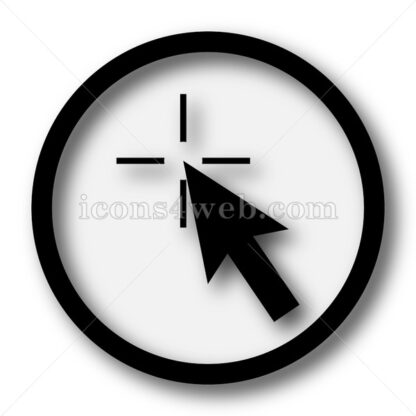 Pointer simple icon. Click here simple button. - Website icons
