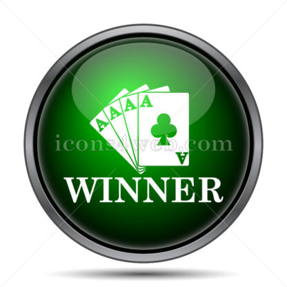 Poker winner internet icon. - Website icons
