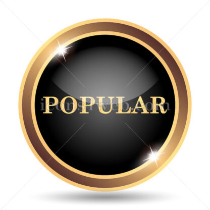 Popular  gold icon. - Website icons