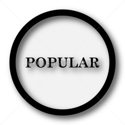 Popular simple icon. Popular simple button. - Website icons