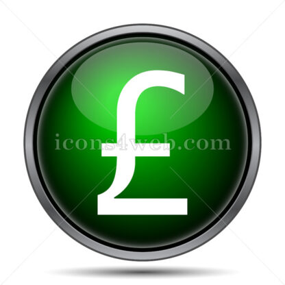 Pound internet icon. - Website icons