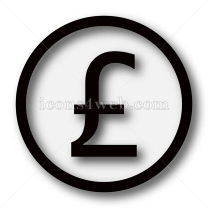 Pound simple icon. Pound simple button. - Website icons