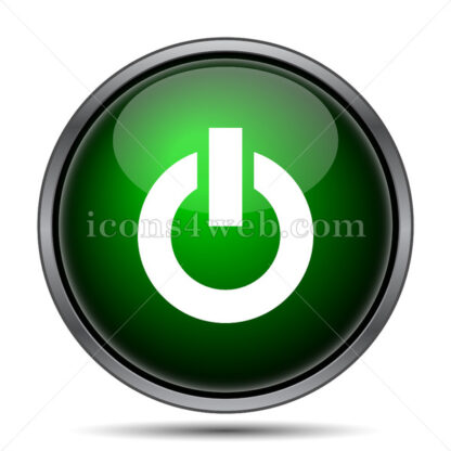 Power button internet icon. - Website icons