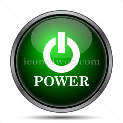 Power internet icon. - Website icons