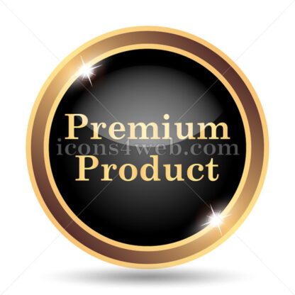 Premium product gold icon. - Website icons