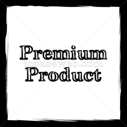 Premium product sketch icon. - Website icons