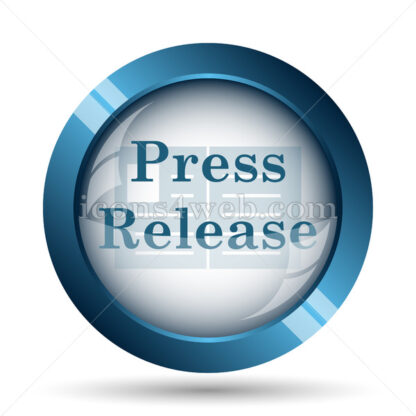 Press release image icon. - Website icons