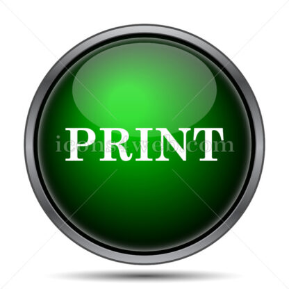Print internet icon. - Website icons