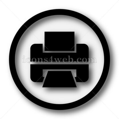 Printer simple icon. Printer simple button. - Website icons