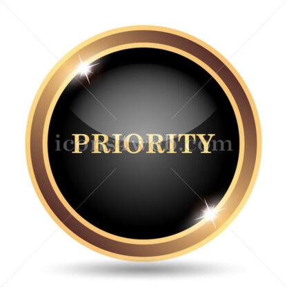 Priority gold icon. - Website icons