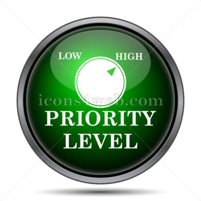Priority level internet icon. - Website icons