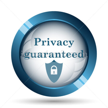 Privacy guaranteed image icon. - Website icons