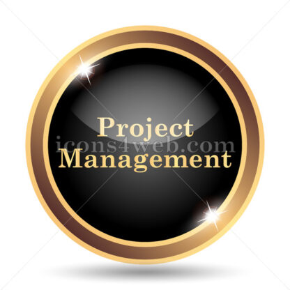 Project management gold icon. - Website icons