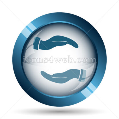 Protecting hands image icon. - Website icons