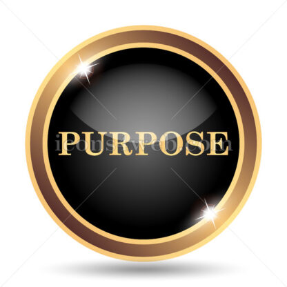Purpose gold icon. - Website icons