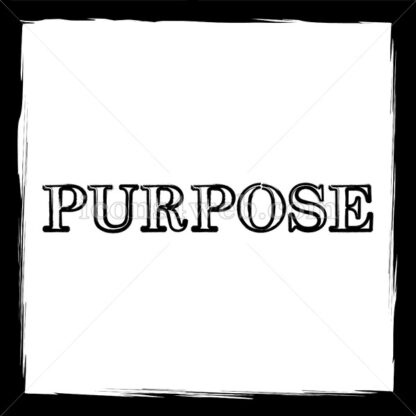 Purpose sketch icon. - Website icons