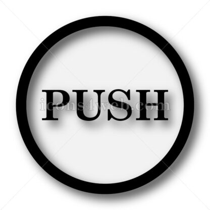 Push simple icon. Push simple button. - Website icons