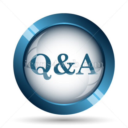 Q&A image icon. - Website icons