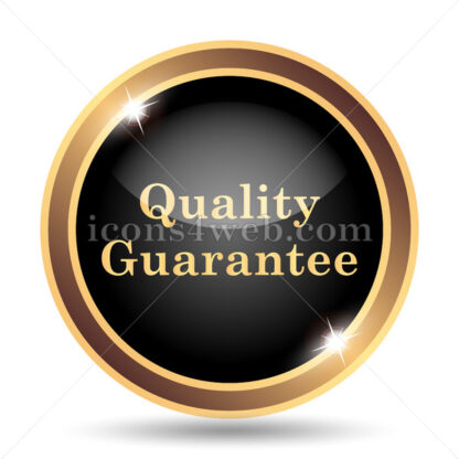 Quality guarantee gold icon. - Website icons