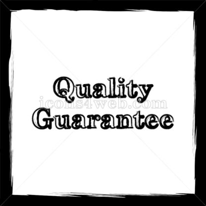 Quality guarantee sketch icon. - Website icons