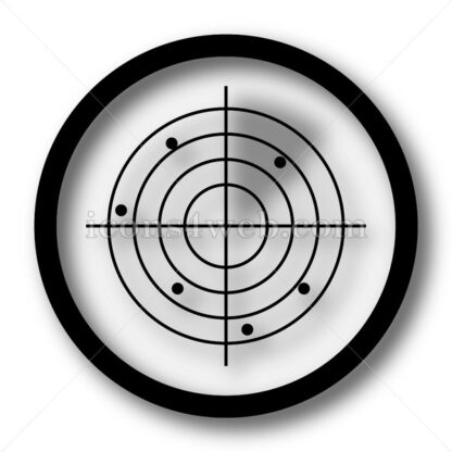 Radar simple icon. Radar simple button. - Website icons