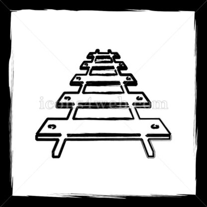 Rail road sketch icon. - Website icons