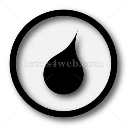 Rain simple icon. Rain simple button. - Website icons