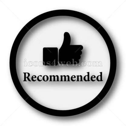 Recommended simple icon. Recommended simple button. - Website icons
