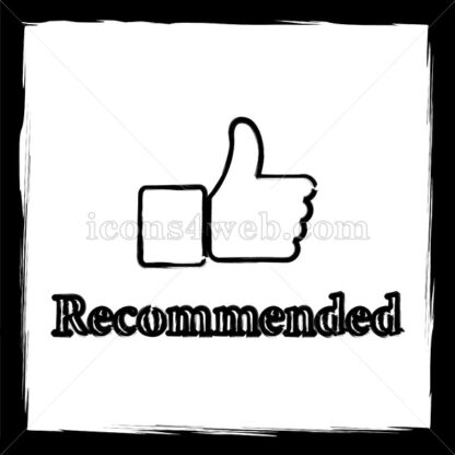 Recommended sketch icon. - Website icons