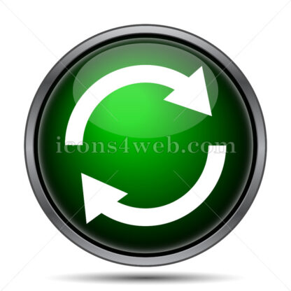 Reload two arrows internet icon. - Website icons