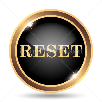 Reset gold icon. - Website icons