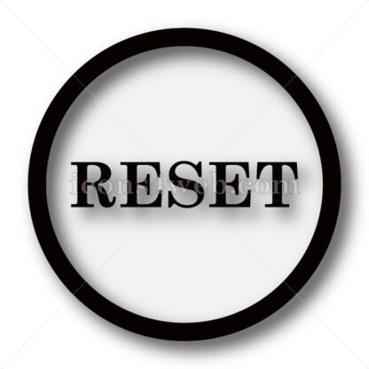 Reset simple icon. Reset simple button. - Website icons