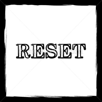 Reset sketch icon. - Website icons