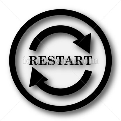 Restart simple icon. Restart simple button. - Website icons